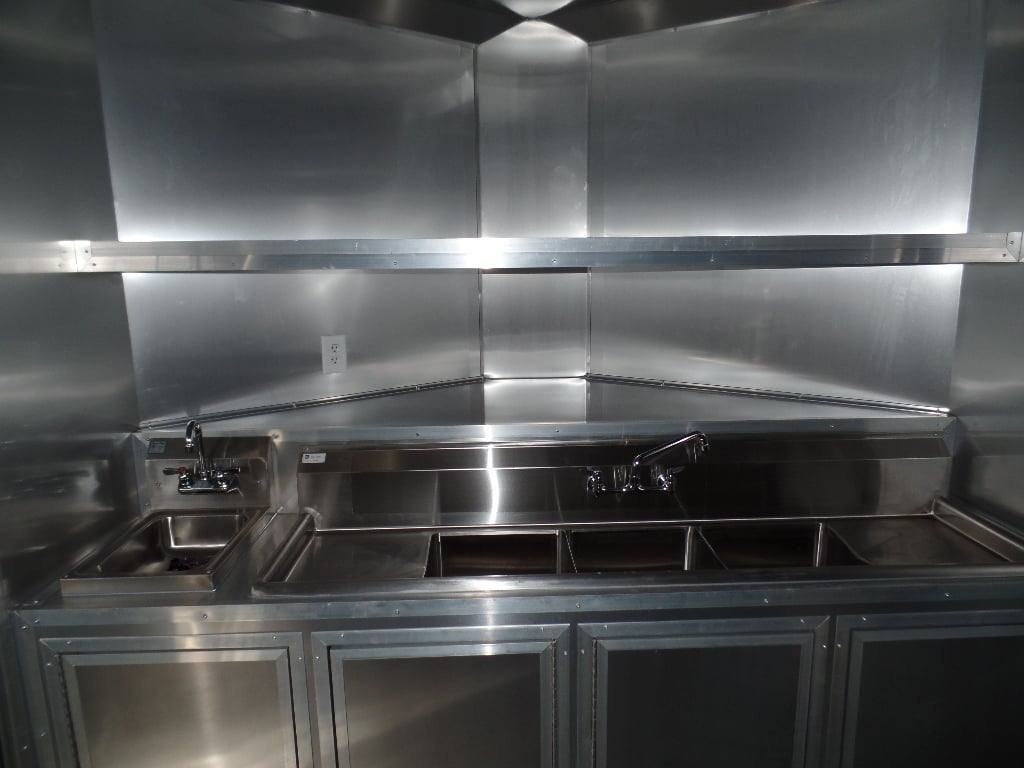 8.5′ x 16′ Concession Trailer White Food Event Catering — photo 4