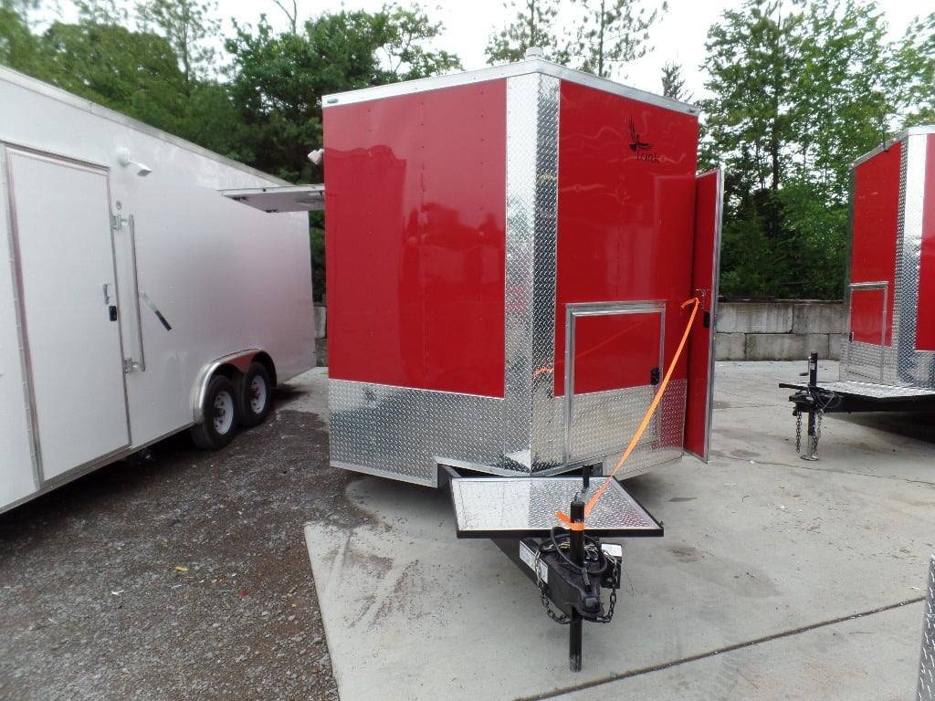 8.5′ x 20′ Concession Food Trailer Red Event Catering — photo 6