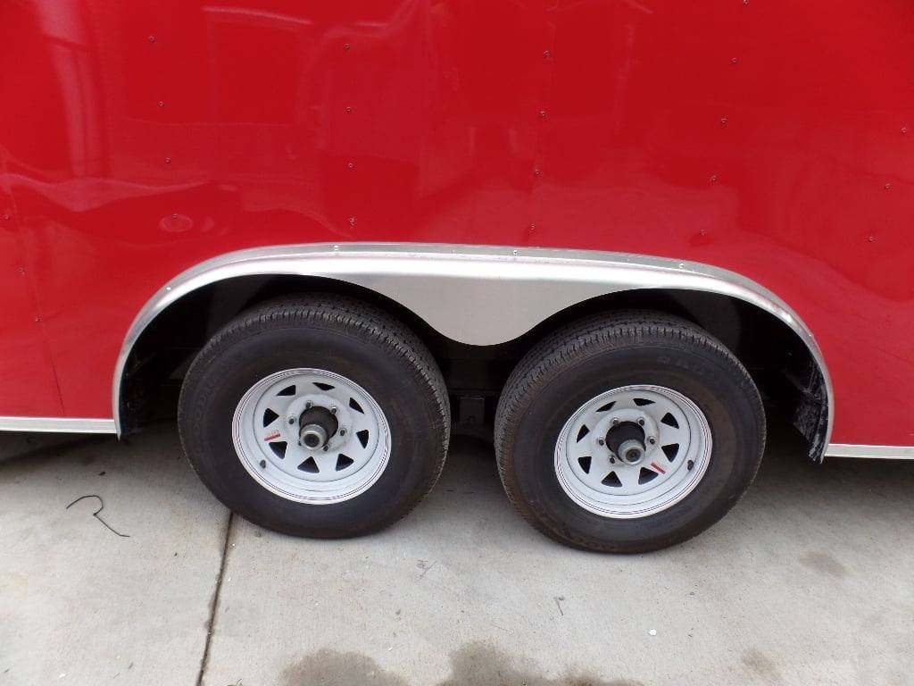 8.5′ x 20′ Concession Food Trailer Red Event Catering — photo 3