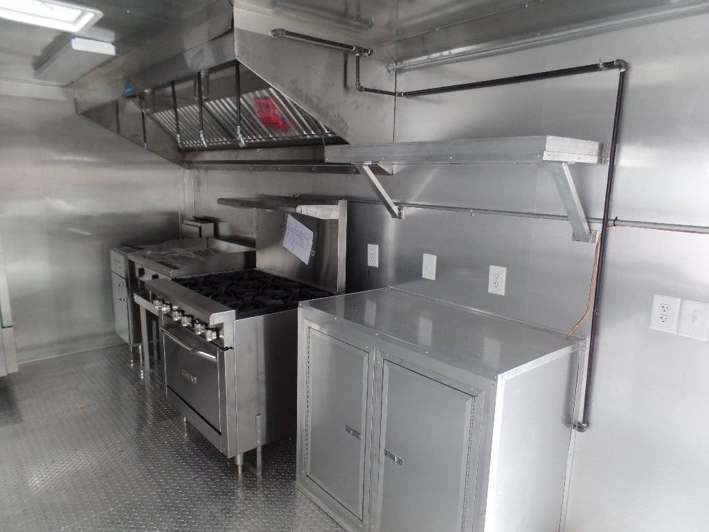 8.5′ x 20′ Concession Food Trailer Red Event Catering — photo 12