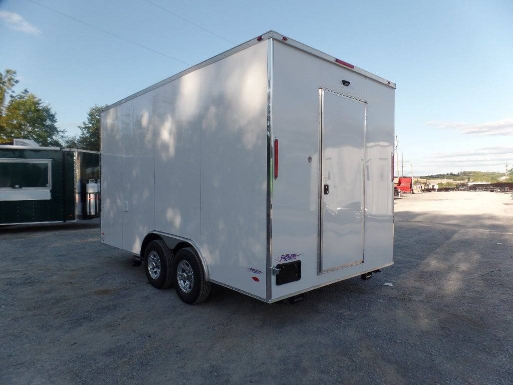 8.5′ x 16′ White Snow Cone Concession Food Trailer — photo 5