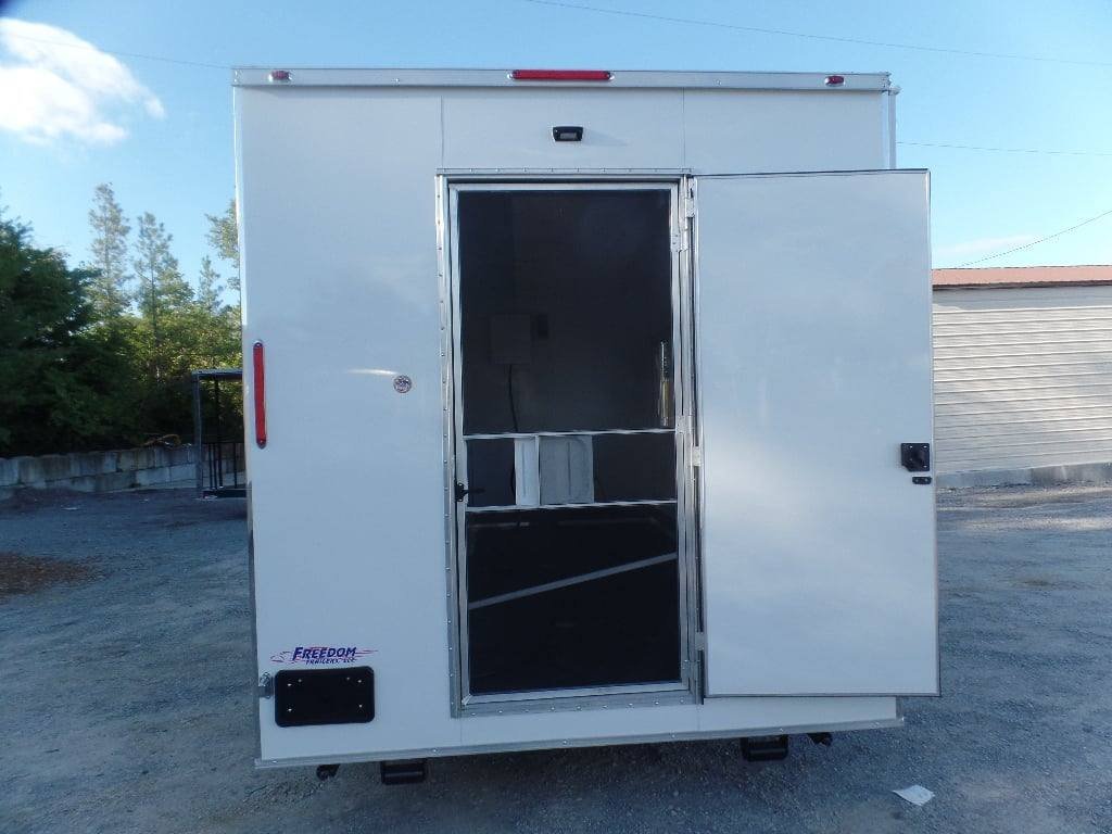 8.5′ x 16′ White Snow Cone Concession Food Trailer — photo 11
