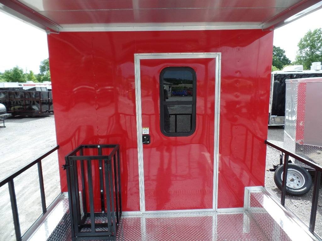 8.5′ x 22′ Red Concession BBQ Food Event Catering Trailer — photo 5