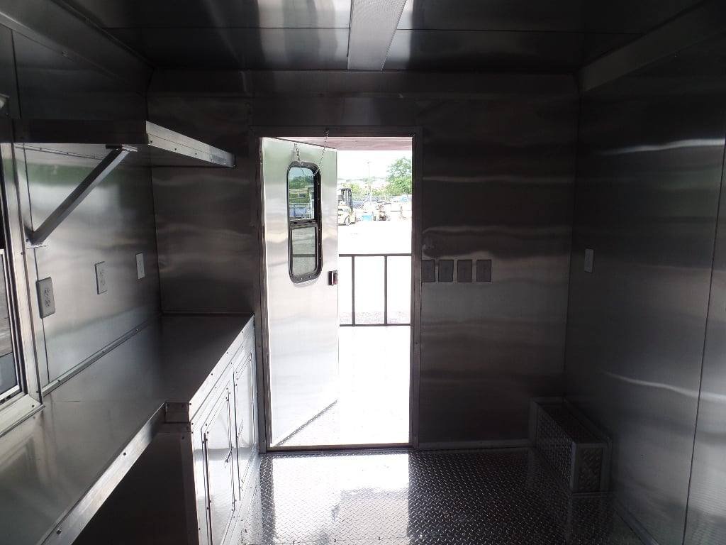 8.5′ x 22′ Red Concession BBQ Food Event Catering Trailer — photo 10