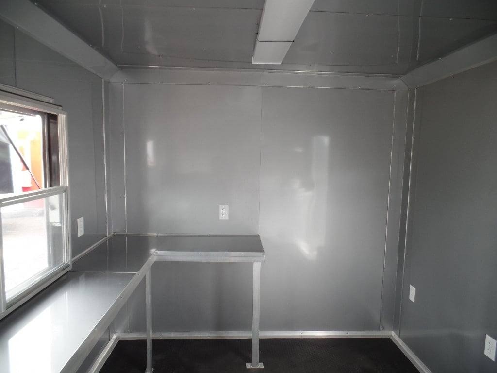 8.5′ x 12′ Concession Food Trailer White Event Catering — photo 5