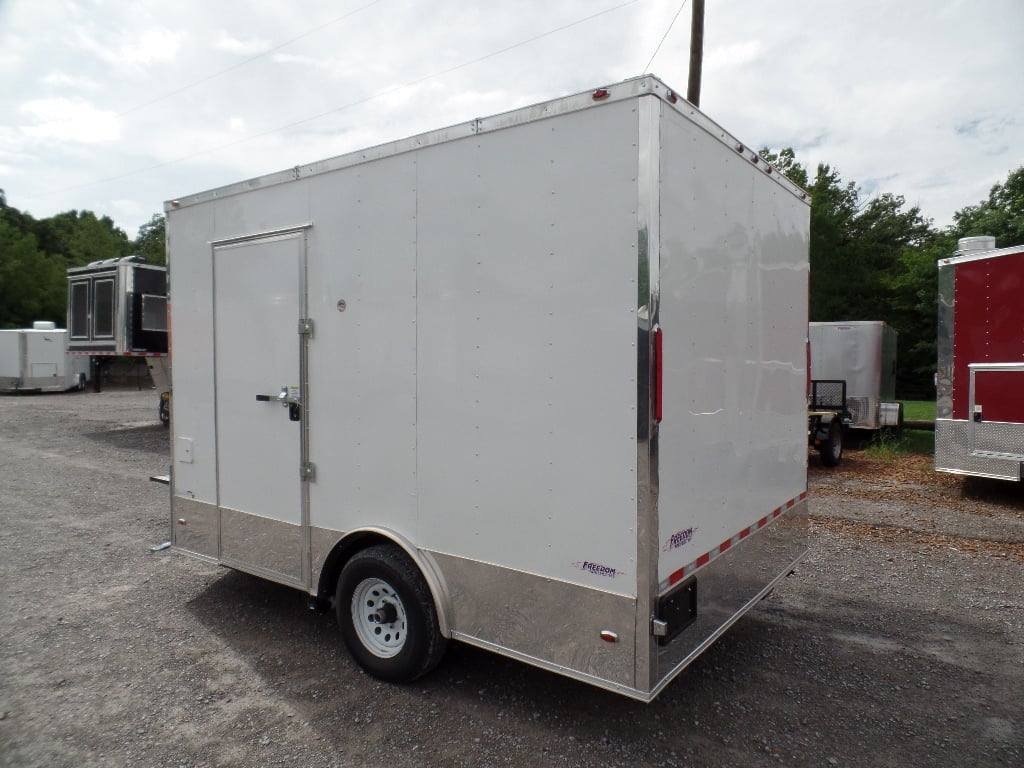 8.5′ x 12′ Concession Food Trailer White Event Catering — photo 4