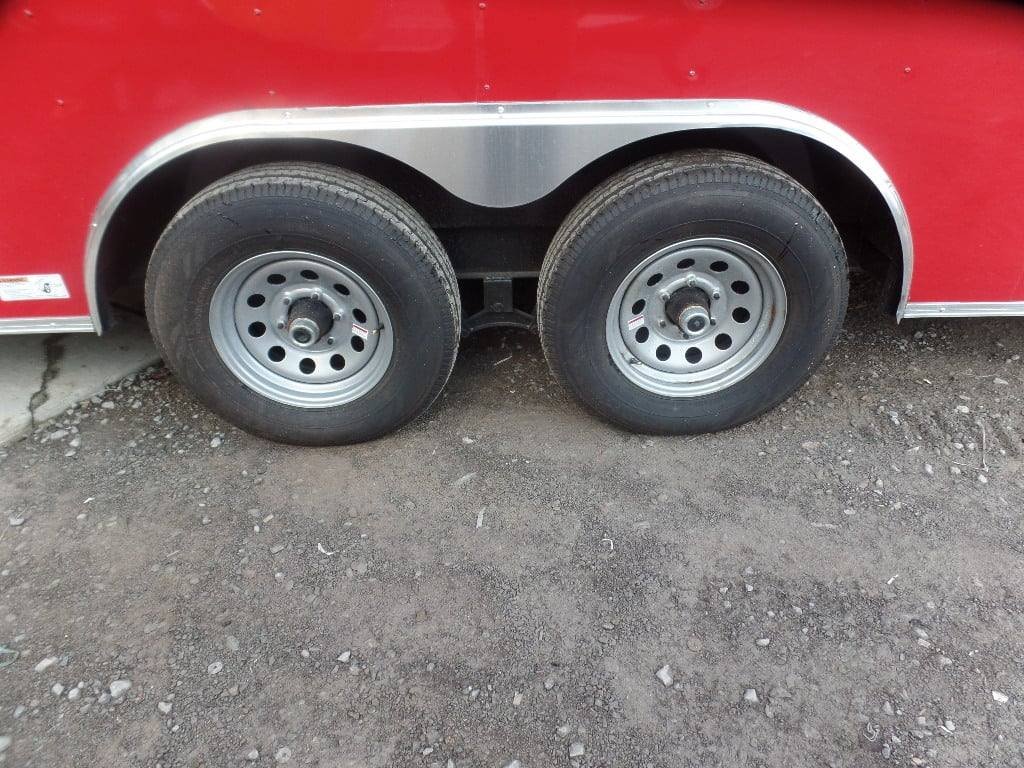 8.5′ x 20′ Red Concession Food Trailer With Appliances — photo 12