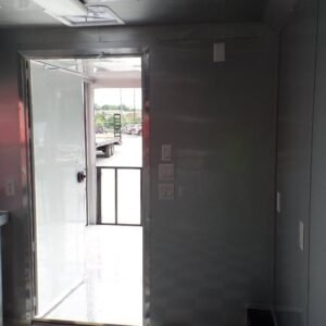 8.5 x 22 Victory Red Trailer with 8-foot window and full-length awning - view 4