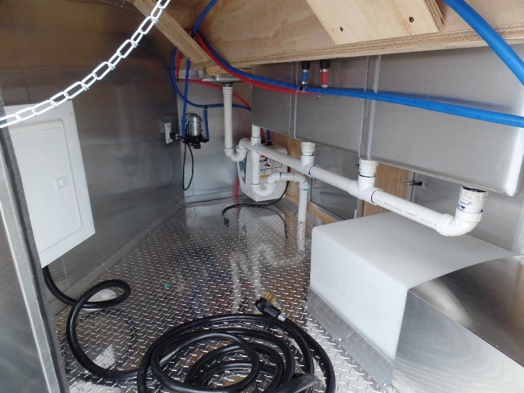 8.5′ x 22′ Concession Trailer White BBQ Food Event Catering — photo 12