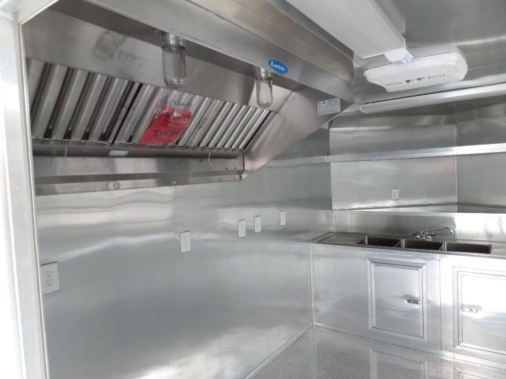 8.5′ x 22′ Concession Trailer White BBQ Food Event Catering — photo 15