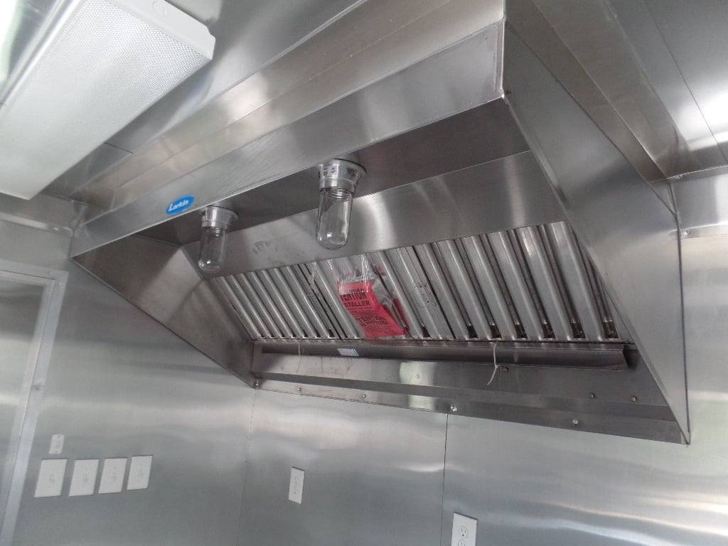 8.5′ x 22′ Concession Trailer White BBQ Food Event Catering — photo 2