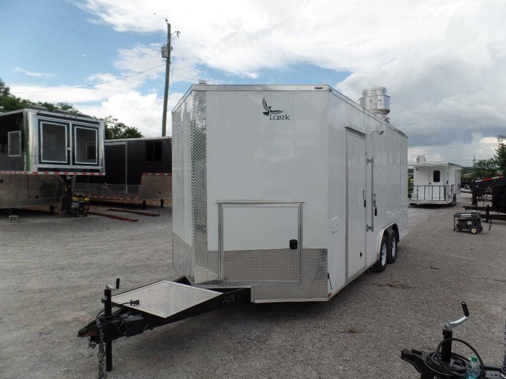 8.5′ x 18′ Concession Food Trailer White Event Catering — photo 13