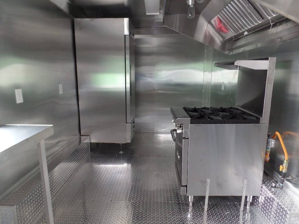 8.5′ x 18′ Concession Food White Trailer With Appliances — photo 14