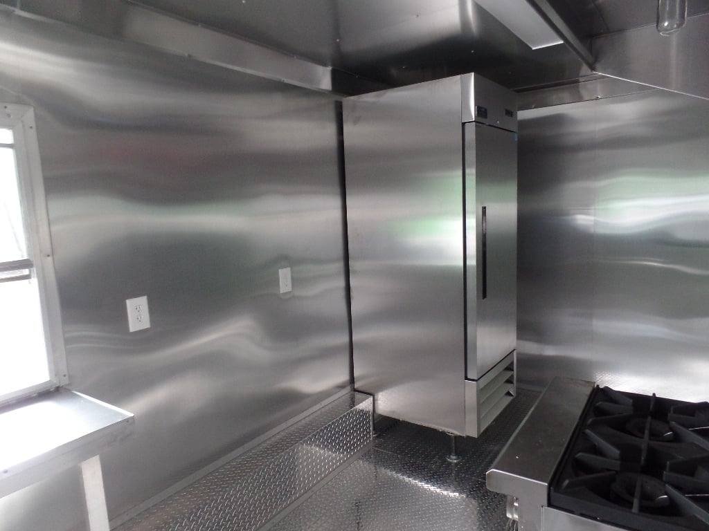 8.5′ x 18′ Concession Food White Trailer With Appliances — photo 8