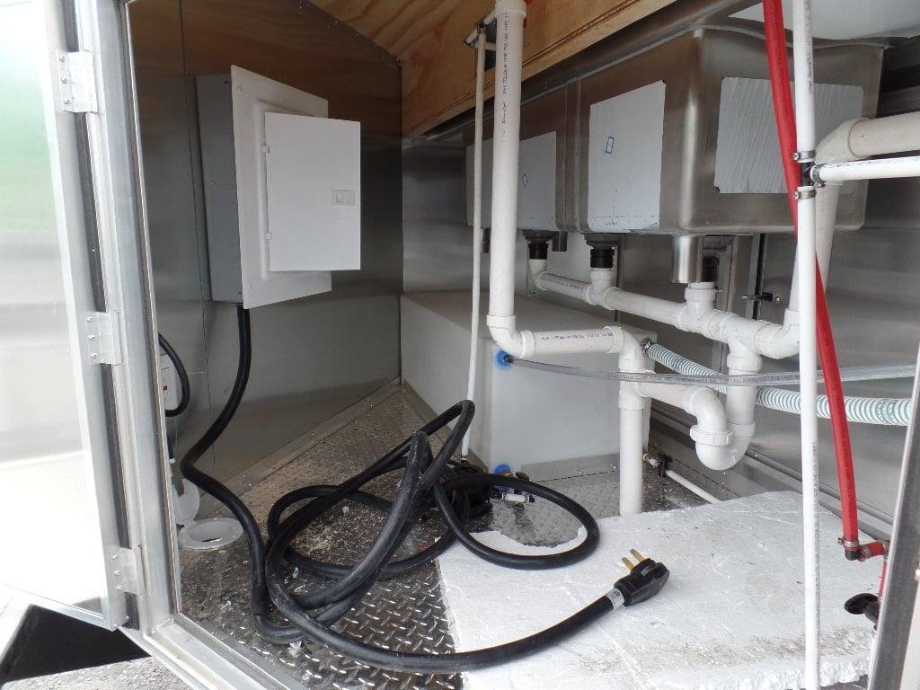 8.5′ x 18′ Concession Food White Trailer With Appliances — photo 12