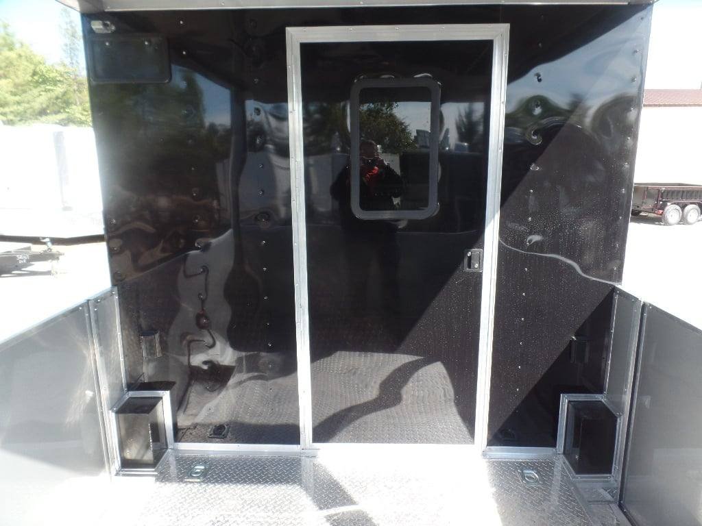 8.5′ x 26′ Black BBQ Porch Concession Trailer — photo 8