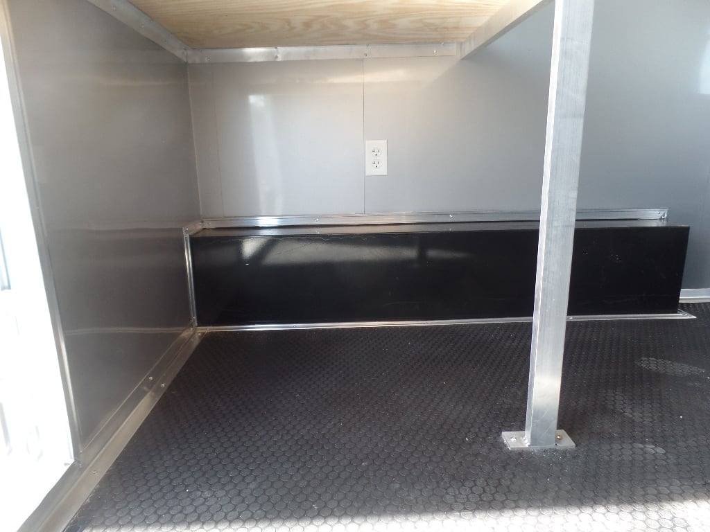8.5′ x 26′ Black BBQ Porch Concession Trailer — photo 4