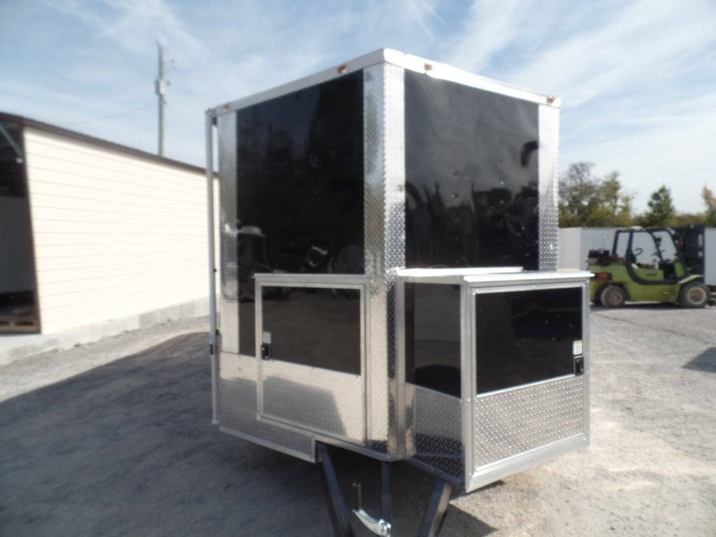 8.5′ x 24′ Black Event Concession Food Trailer — photo 4
