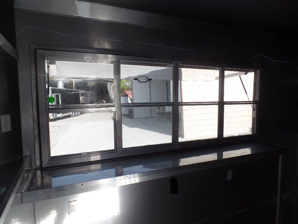 8.5′ x 24′ Black Event Concession Food Trailer — photo 6