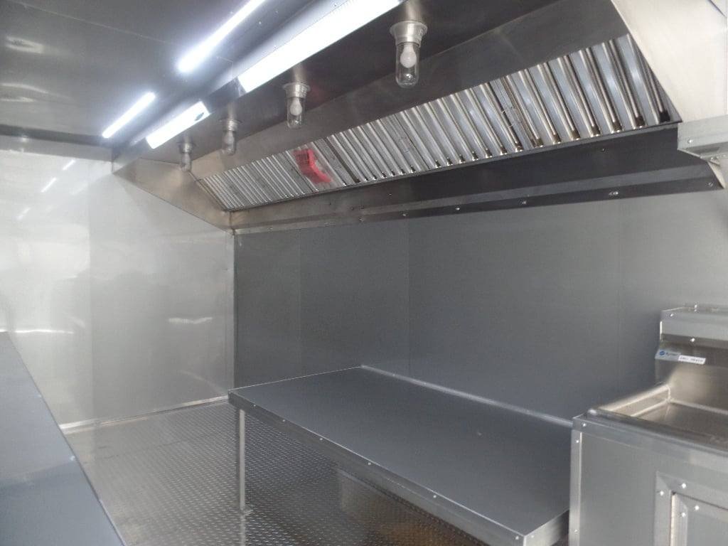 8.5′ x 24′ Black Event Concession Food Trailer — photo 8