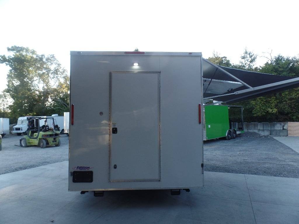 8.5′ x 16′ White Snow Cone Concession Food Trailer — photo 5