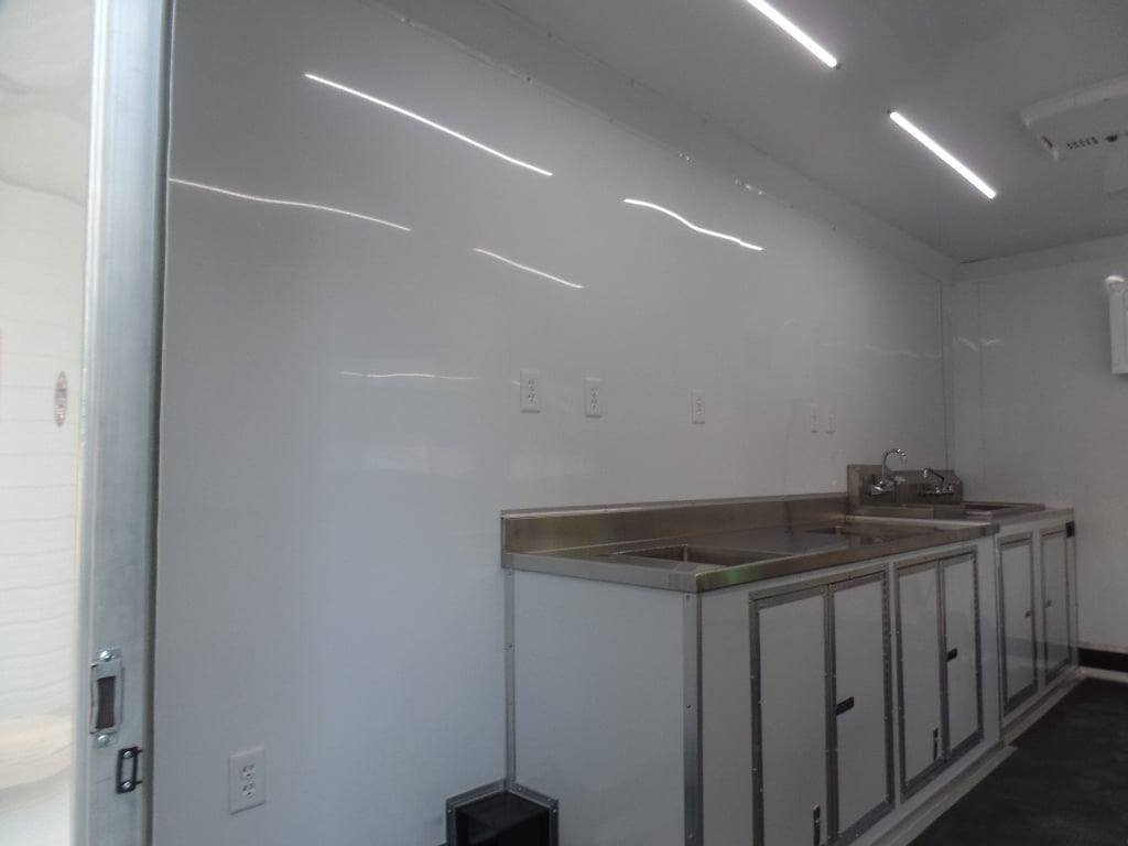 8.5′ x 16′ White Snow Cone Concession Food Trailer — photo 6