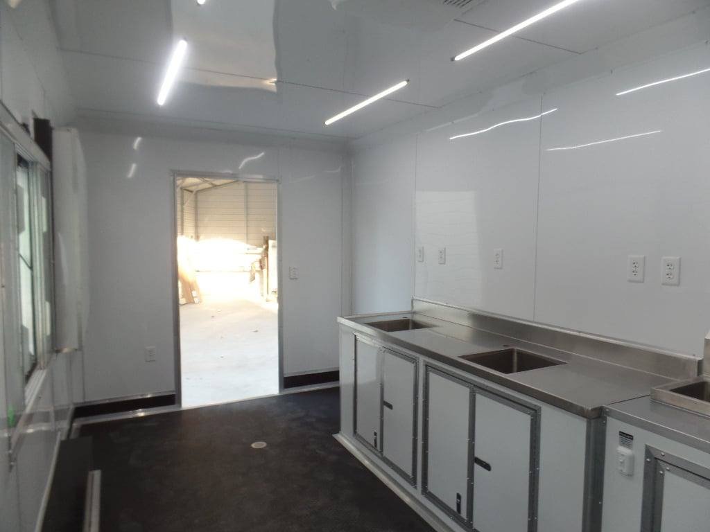 8.5′ x 16′ White Snow Cone Concession Food Trailer — photo 8