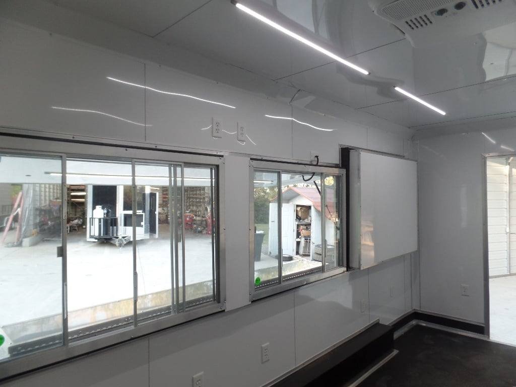 8.5′ x 16′ White Snow Cone Concession Food Trailer — photo 14