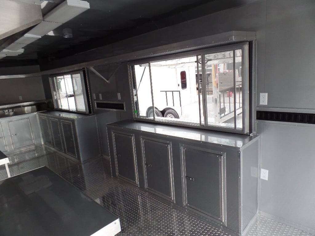 8.5′ x 24′ Concession Food Trailer Yellow Event Catering — photo 4