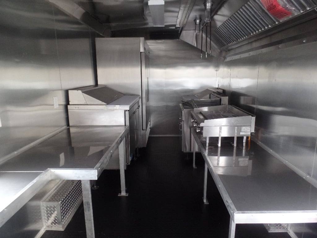 8.5′ x 20′ White Event Food Catering Concession Trailer With Appliances — photo 10