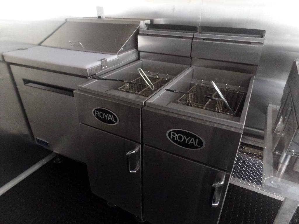 8.5′ x 20′ White Event Food Catering Concession Trailer With Appliances — photo 8
