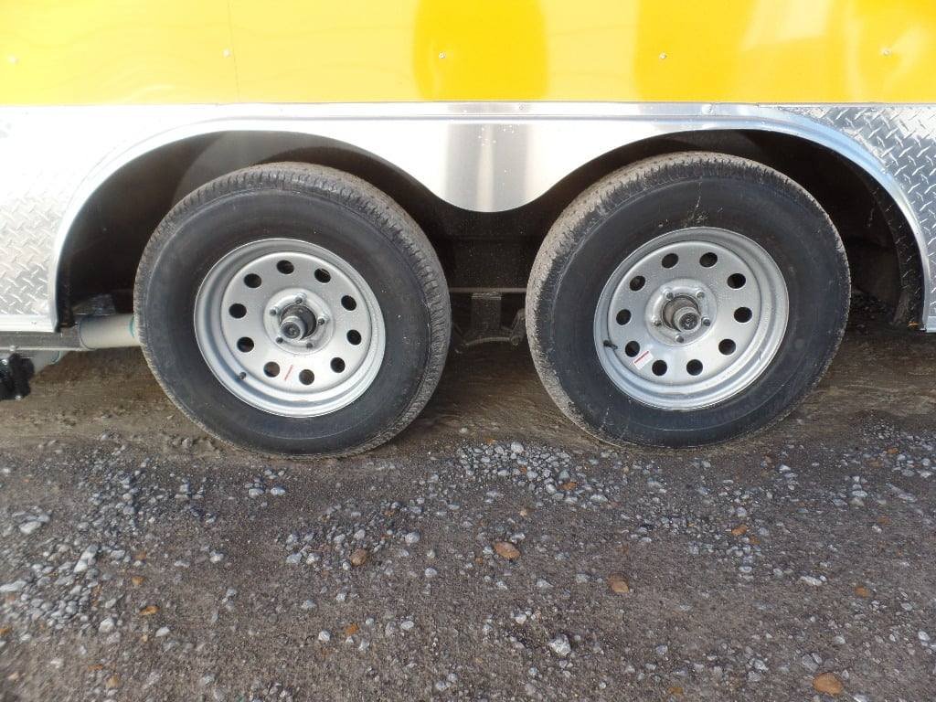 8.5′ x 16′ Yellow Event Concession Food Trailer — photo 4