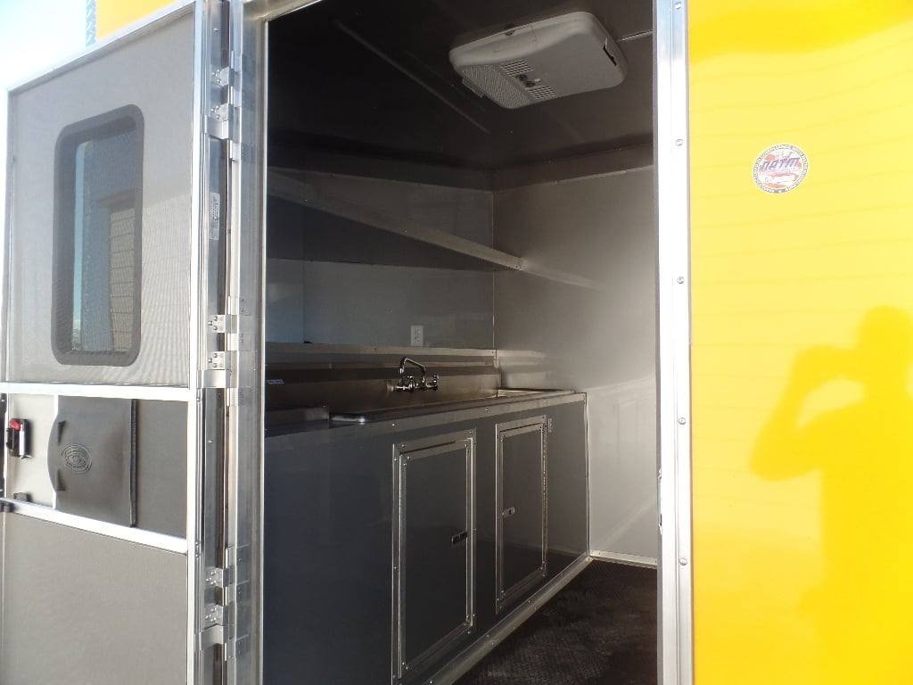 8.5′ x 16′ Yellow Event Concession Food Trailer — photo 2