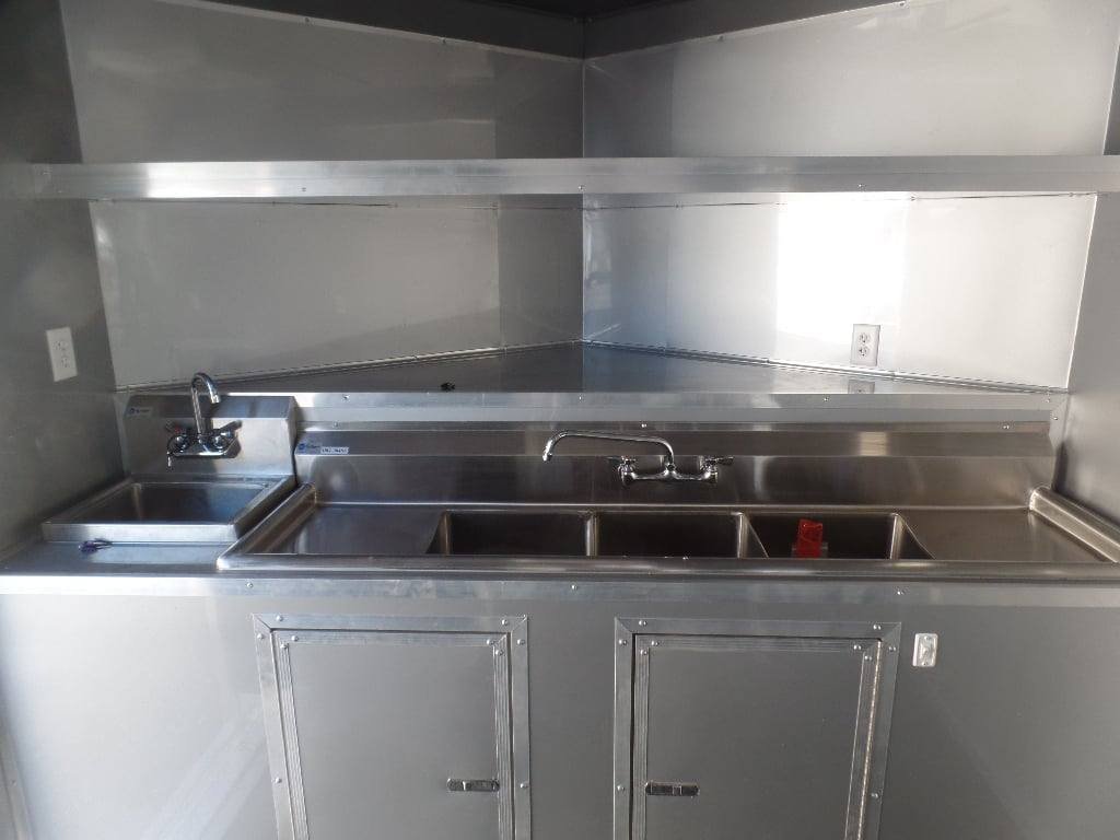 8.5′ x 16′ Yellow Event Concession Food Trailer — photo 15