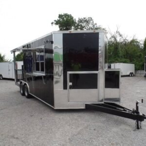 8.5 x 20 black event trailer with mag wheels - view 11