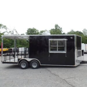 8.5 x 20 black event trailer with mag wheels - view 9