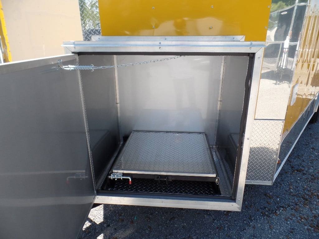 8.5′ x 20′ Concession BBQ Food Trailer Yellow Event Catering — photo 2