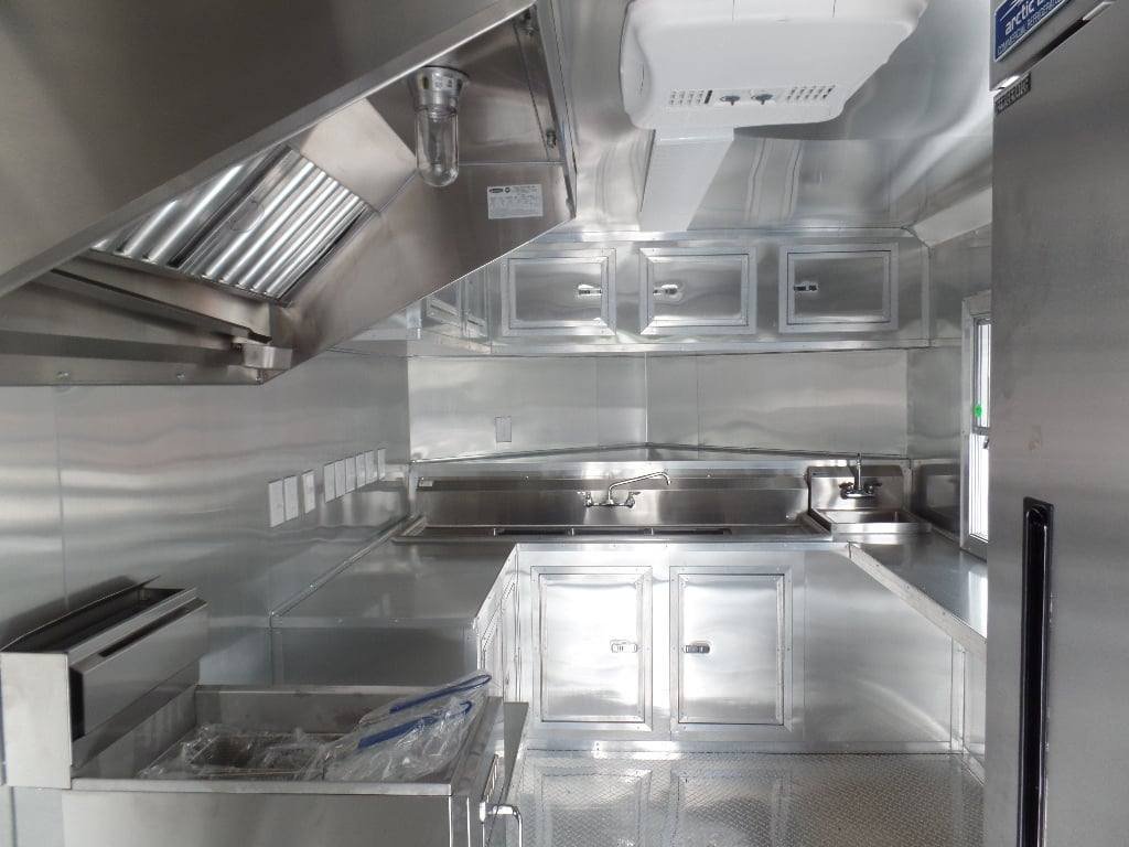 8.5′ x 20′ Concession BBQ Food Trailer Black With Appliances — photo 6