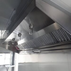 8.5 x 24 Deck Over Trailer with 13-foot commercial grease hood - view 2