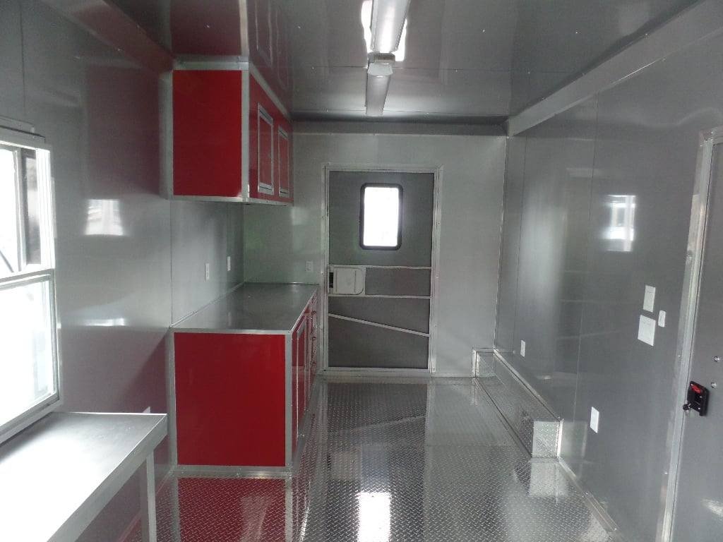 8.5′ x 26′ Concession Food Trailer Red BBQ Event Catering — photo 9