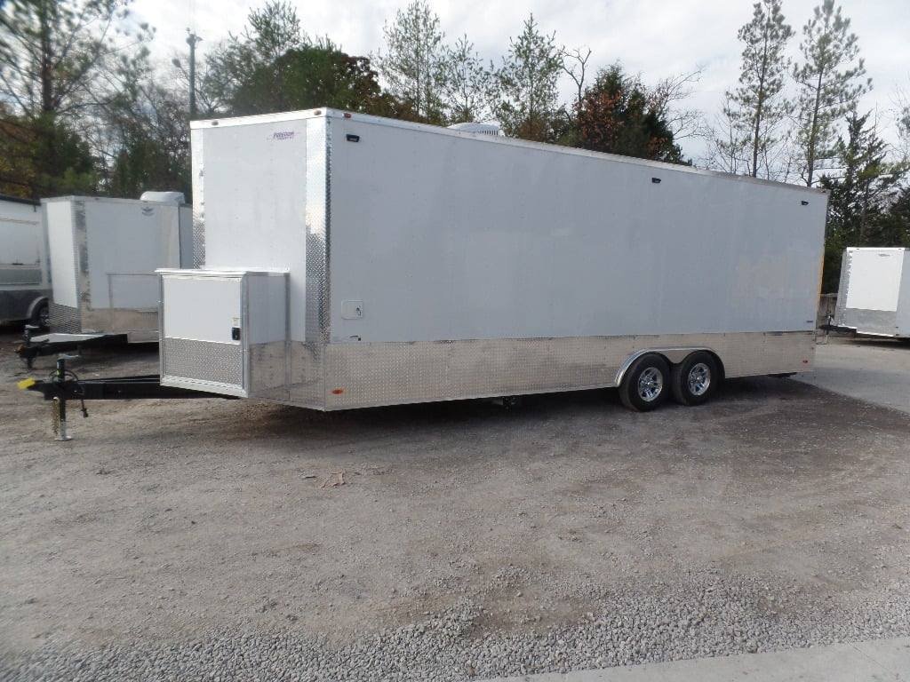 8.5′ x 24′ White Concession Food Event Trailer — photo 2