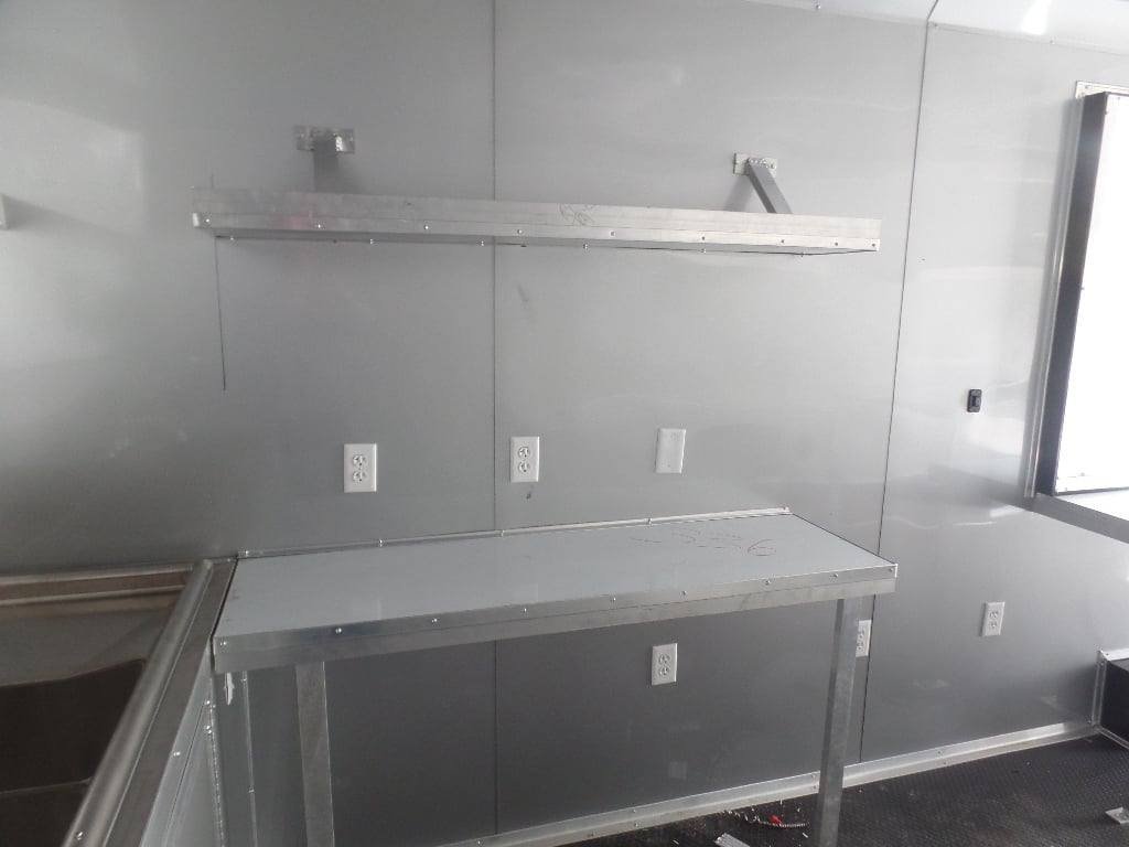 8.5′ x 24′ White Concession Food Event Trailer — photo 3