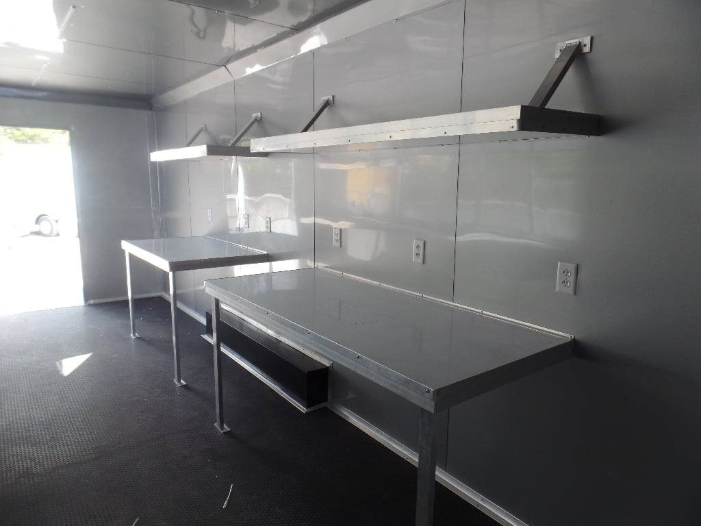 8.5′ x 24′ White Concession Food Event Trailer — photo 11