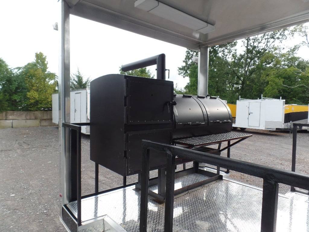 8.5′ x 22′ Concession BBQ Food Trailer Black With Appliances — photo 13