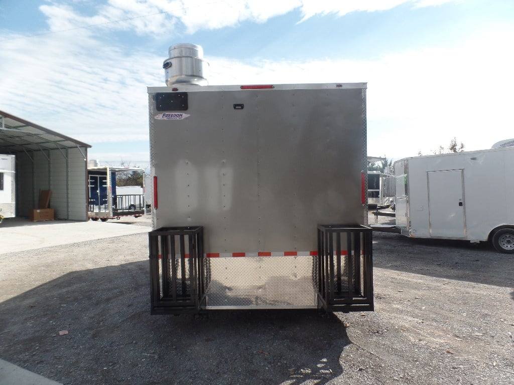 8.5′ x 20′ Light Pewter Vending Concession Food Trailer — photo 10