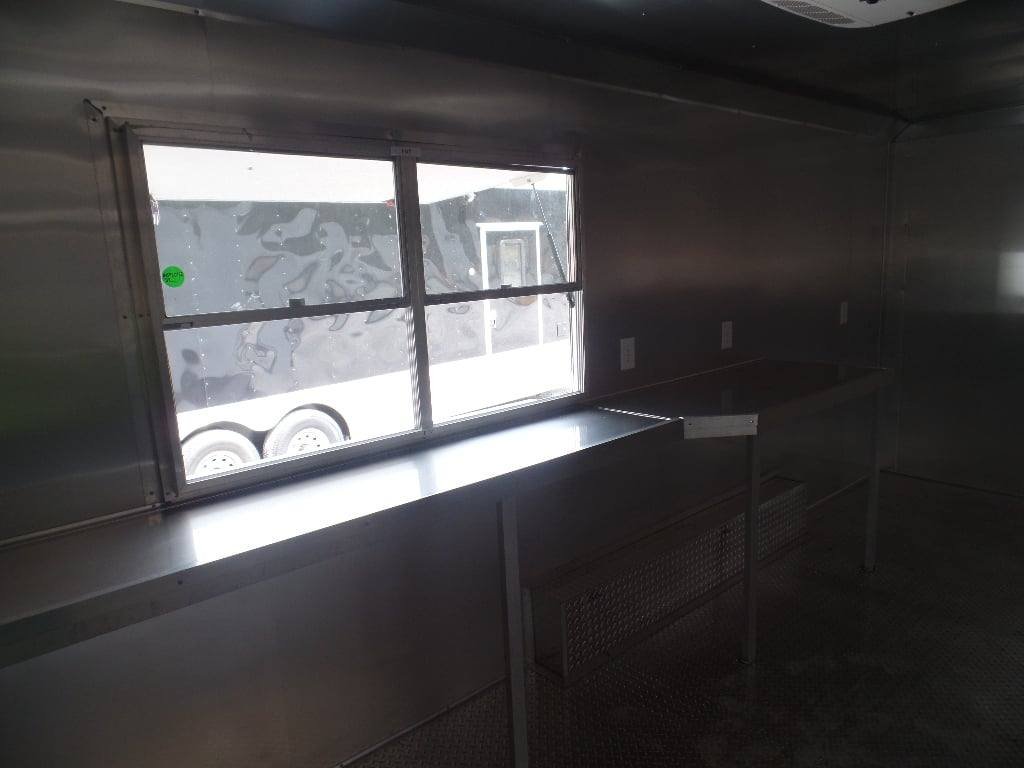 8.5′ x 18′ Concession Trailer White Food Event Catering — photo 12
