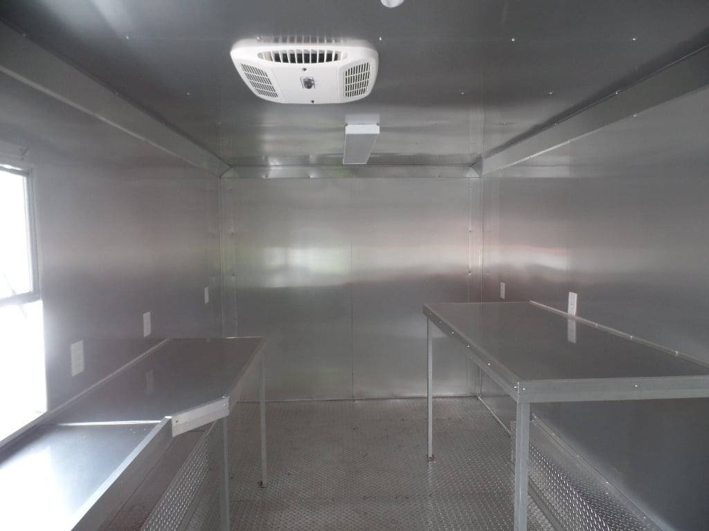 8.5′ x 18′ Concession Trailer White Food Event Catering — photo 5