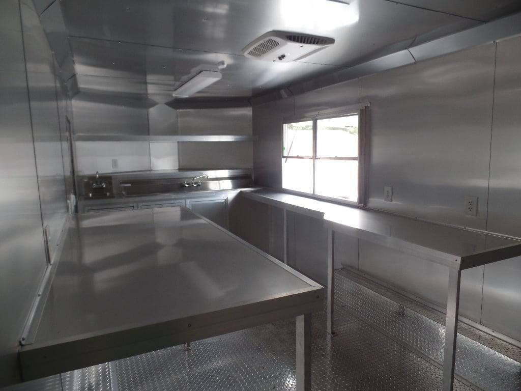 8.5′ x 18′ Concession Trailer White Food Event Catering — photo 9