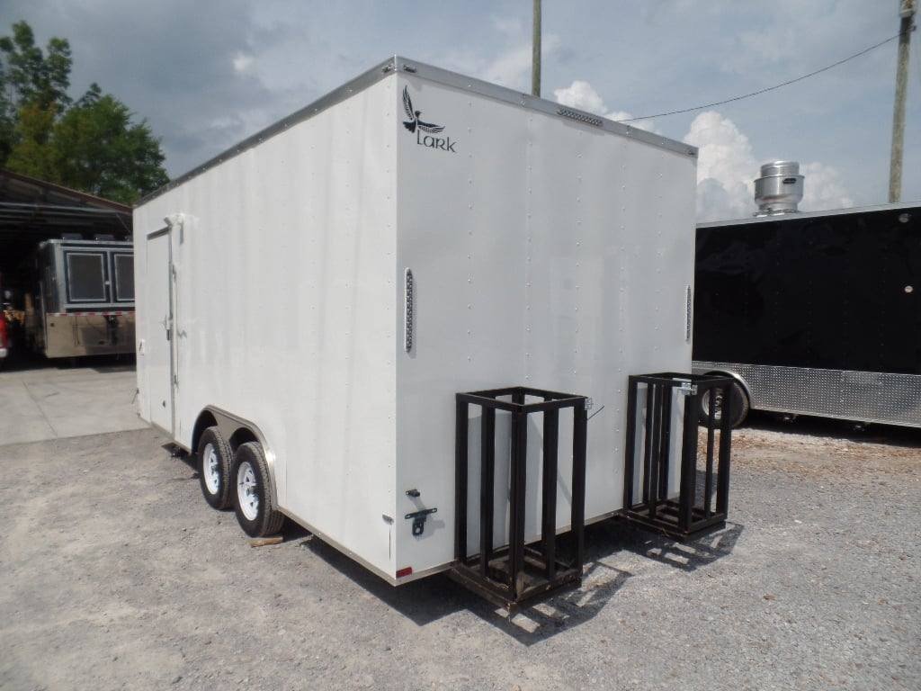 8.5′ x 18′ Concession Trailer White Food Event Catering — photo 15