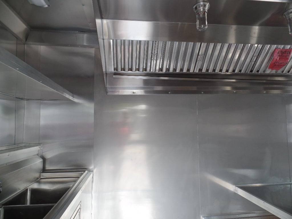 8.5′ x 16′ Concession Trailer Food Orange Event Catering — photo 5